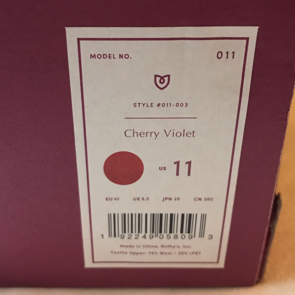 NEW Marta Ferri Rothy’s in Cherry Violet - Picture 4 of 8